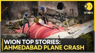 Ahmedabad Plane Crash: Tragic Incident Caught on Cam | WION Top Videos 2025