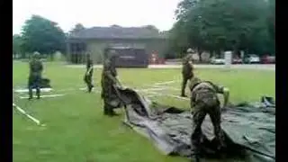 141 Wing Field Day Tent Erecting