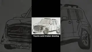Toyota Land Cruiser drawing #toyotalandcruiser
