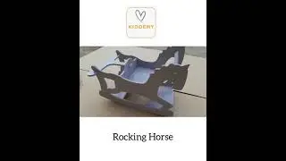 kiddery cavalla | 3 in 1 | Rocking horse | high chair | Table and Chair for kids