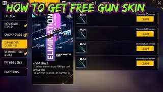 HOW TO GET FREE AC80 GUN SKIN IN FREE FIRE | ELEMINATION CHALLANGE KAISE COMPLETE KARE