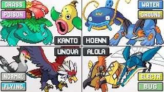 Tipos Pok&eacute;mon MAIS POPULOSOS em cada Gera&ccedil;&atilde;o !!