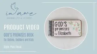 Gifts for Goddaughter from Godmother &ndash; Personalized Floral Book with 7 Promises of God 🌸📖