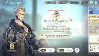 Massive Gacha Nation Ticket Recruit Vagabond | Yeay or Nay???!! | EXOS HEROES INDONESIA
