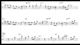 BOSSA AT NIGHT - FLUTE
