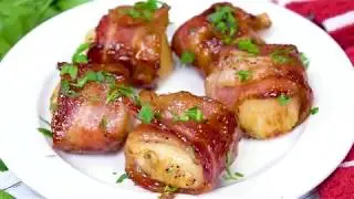 BROWN SUGAR BACON WRAPPED SCALLOPS