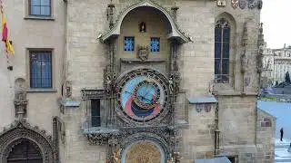 Czech Prague Town Old Clock - DJI Mini 4K Drone Video #3