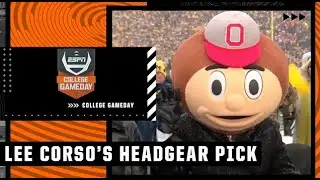 Lee Corso’s headgear picks for Ohio State vs. Michigan with Sebastian Maniscalco | College GameDay