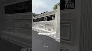 DESAIN-REALISASI Rumah Klasik 1 Lantai 4 Kamar Tidur di Lahan 14 x 30 meter