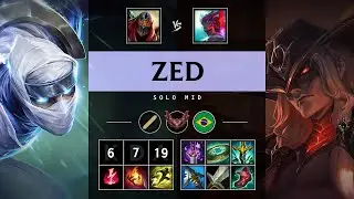 Zed Mid vs Yone - BR Grandmaster Patch 25.18