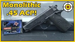 Norma MHP .45 Auto Ballistic Gel Test With the Colt Compact 1911 & Rock Island Armory Full Size!