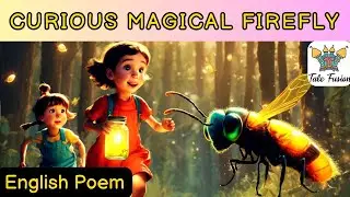 Curious Magical Firefly | Glowing Night Adventures | Nursery Rhymes & Kids Song | #kids #poem