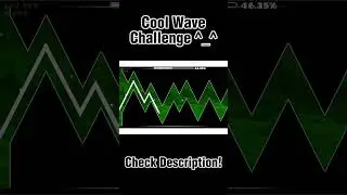 Cool and Epic GD Wave Challenge #geometrydash #gmd #gd