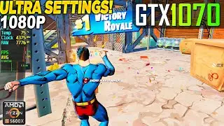 Fortnite Reload GTX 1070 + Ryzen 5 5600x - 1080p Performance Mode, Ultra,
