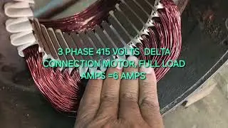 TEXMO 3 HP MONOBLOC MOTOR REWINDING.    #motorwinding #electrical #motor #rewinding 