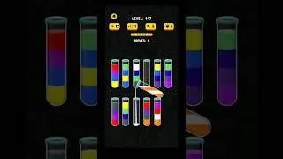 color water sort 3d game level 147 easy to clear