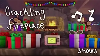 Crackling Fireplace w/ Christmas Music  |  Microwave Dinner  | 3 hours