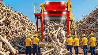 Inside a Giant Bone Recycling Factory | How Animal Bones Turn Into Luxury Jewelry