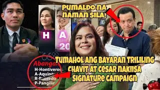 Tumahol ang Bayaran! Chavit at Cesar nagsign ng Tay Kami Naman!