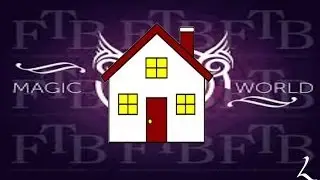 Minecraft: Magic World 2 [Feed the Beast Mod Pack] Episode 2 - Magical House!