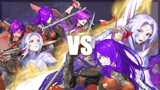 【Fire Emblem Heroes】 Arval and Their Shez Harem VS. L!F!Shez and Arval (Abyssal)
