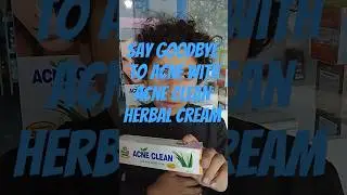 say goodbye to ACNE with ACNE CLEAN Herbal cream 20g #antiacne #pwd #herbalstore