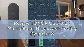 Review TONOR USB/XLR Microphone, Broadcast-quality Dynamic Studio PC Mic with Boom Arm for Podcastin