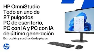 Quitar y reemplazar piezas | HP OmniStudio 27