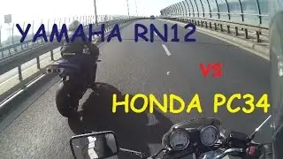 Yamaha YZF R1 RN12 vs Hornet CB600F PC34