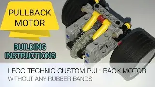 LEGO Technic Custom Pullback Motor Without Rubber Bands (Building Instructions)