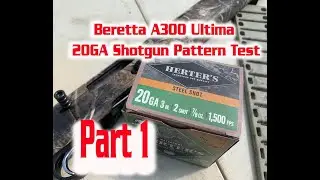 Beretta A300 Ultima 20GA Shotgun Pattern Test. Herters 3