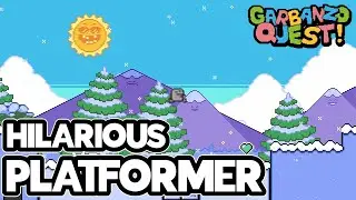 I Was Recommended This INSANE Platformer Game... And I Really Like It!! - Garbanzo Quest