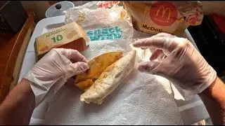 ASMR Inspecting the NEW McDonald's Snack Wrap!