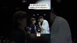 El d&iacute;a que AZUKY humill&oacute; a CACHA con estas respuestas🔥 #azuky #cacha #fmsm&eacute;xico #rap