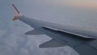 Landing Brussels Zaventem Ryanair B737 MAX 8-200
