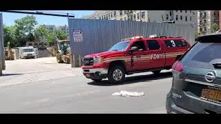 FDNY Battalion 3 Responding On Seneca Ave In Hunts Point, The Bronx, New York City