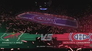 NHL24 Minnesota Wild VS Montreal Canadiens