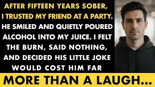 After Fifteen Years Sober, I Trusted My Friend At A Party. He Smiled And Quietly Poured Alcohol I&hellip;