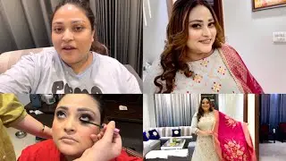 GHAR PE HUA MAKEUP💄 FUCTION SAGAN🥰PART-1 #dalyvlog #indianfuctionmakeup #makeupartistishita #100k