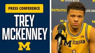 Trey McKenney After Michigan Basketball Win Over Ohio State, Trey Burke Night