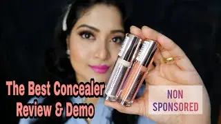 REVIEW & DEMO of Makeup Revolution Conceal & Define Concealer #fullcoverageconcealer #demoandreview