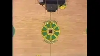 NBA Finals on CBS Intro from the Roof of the Seattle Kingdome (1979)