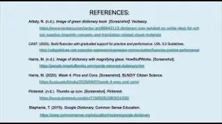 Google Dictionary as reading tool in Education