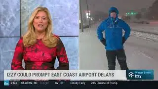 Mike Seidel TWC Winter Storm Izzy Greenville, SC 1-16-2022