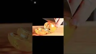 Cutting Glowing Crystal Fruit 🍑✨ | Ultimate ASMR Satisfying Sounds