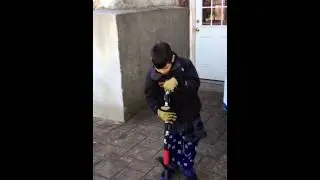 Daniel's Amazing Pogo Stick Stunts - Ya Gotta Start Somewhere