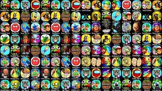 Zombie Tsunami,Bowmasters,Save The Girl,Scary Teacher 3D,Red Ball 4,Hills of Steel,My Talking Tom 2