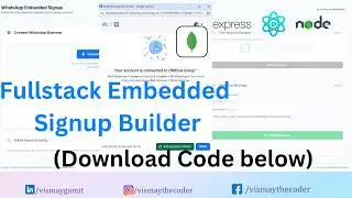 WhatsApp Embedded Signup MERN Stack Tutorial | Full Setup with Postman (Step-by-Step)