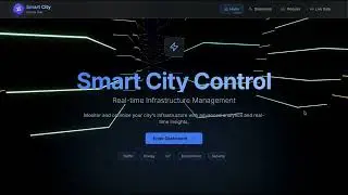 UrbanSync | Smart City Real-Time Dashboard & Traffic Control System | Project Demo #smartcityproject