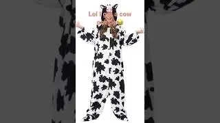 I got a cow onesie for Halloween😂